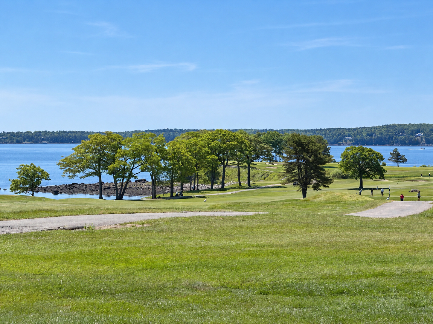 Ocean and golf course view near Cottage Rental 67